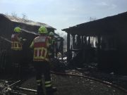 Brand Gartenlaube